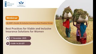 Webinar on Best Practices for Viable and Inclusive Insurance Solutions for Women