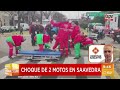 🚨 CHOQUE DE 2 MOTOS EN SAAVEDRA