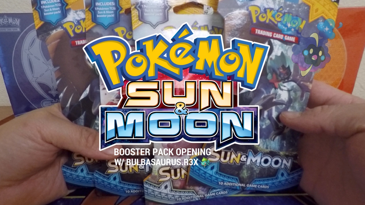 SUN AND MOON BOOSTER PACK OPENING - YouTube