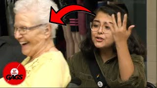 Grandma Is Being Mean | Just For Laughs Gags
