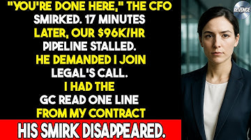 The CFO Said I Was Done — 17 Minutes Later, He Was on the Verge of Getting Fired