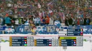 Biathlon WM Massenstart der Damen in Nove Mesto 2013