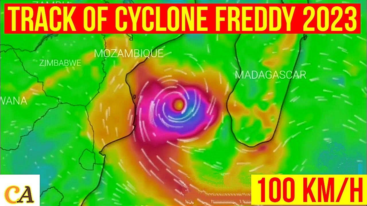 Track of Cyclone Freddy 2023 Update | Mozambique Cyclone - Feb 23