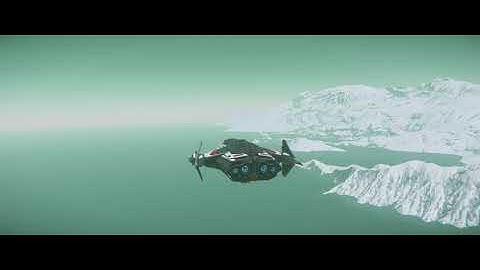 Star Citizen - 3.10 PTU Wave 1 - Carrack over water at Clio