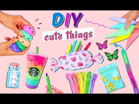 11 DIY - FANTASTIC DIY PROJECTS YOU CAN DO IN 5 MINUTES - School Supplies, Room Decor, Gift Ideas