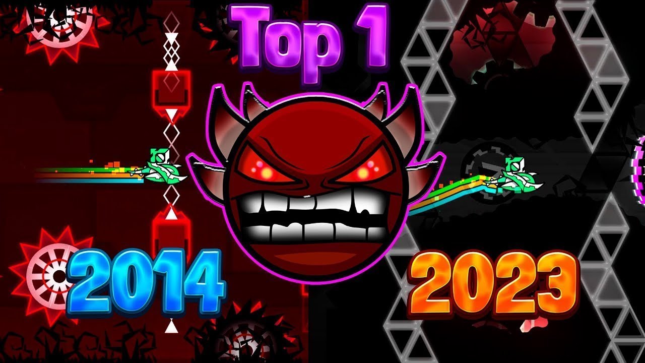 ¡Todos los TOP 1 de Cada Año (2014-2023) Geometry Dash ! • Andy Ban