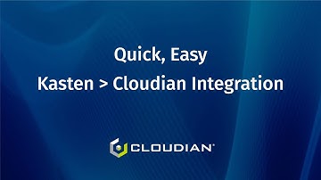 Quick Easy Kasten Cloudian Integration