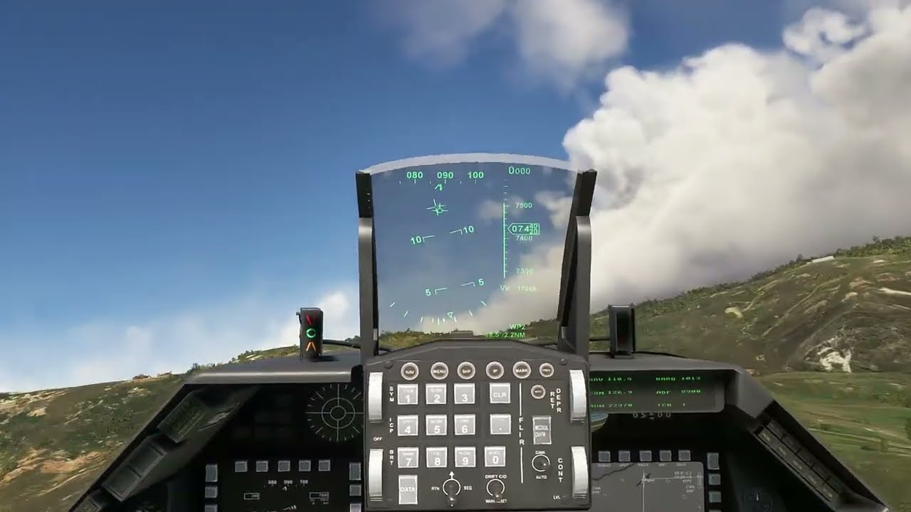 MSFS 2020 - F-16 flight in Peru / VR