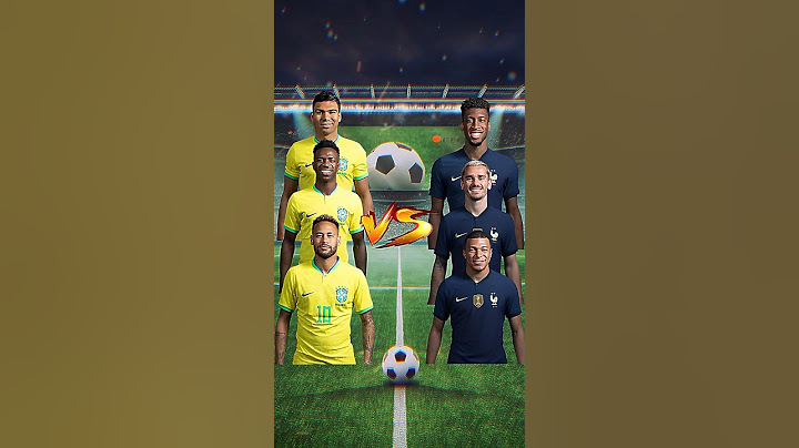Brazil Trio 🆚 France Trio 🤩🔥 (Mbappe, Neymar, Casemiro, Vinicius Jr)