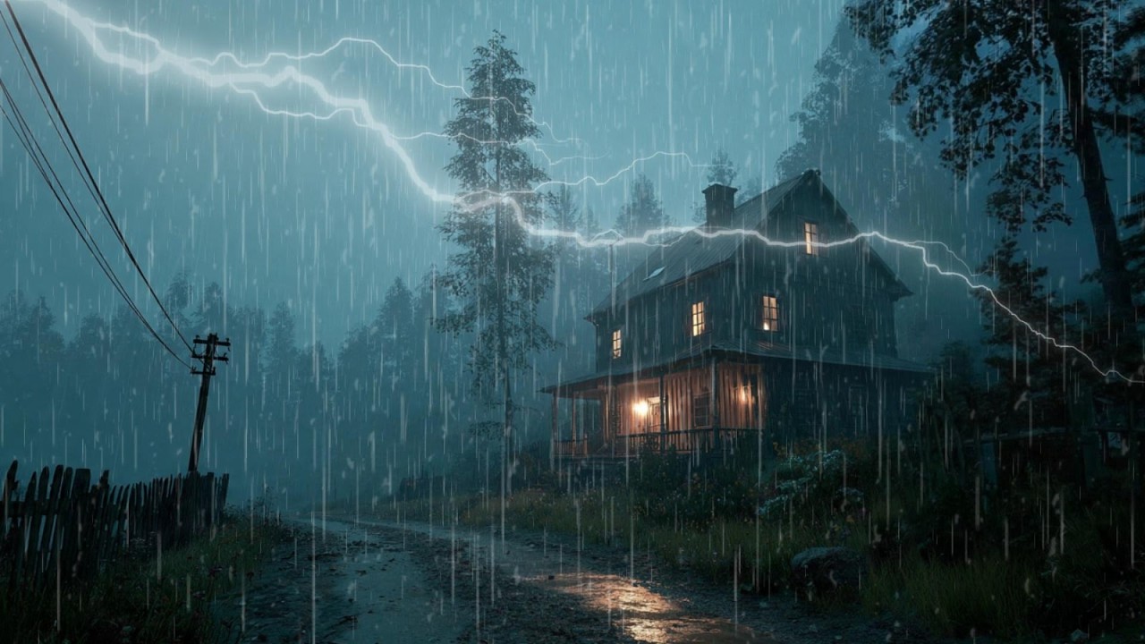 Powerful Rainstorm Sounds – Sleep Instantly