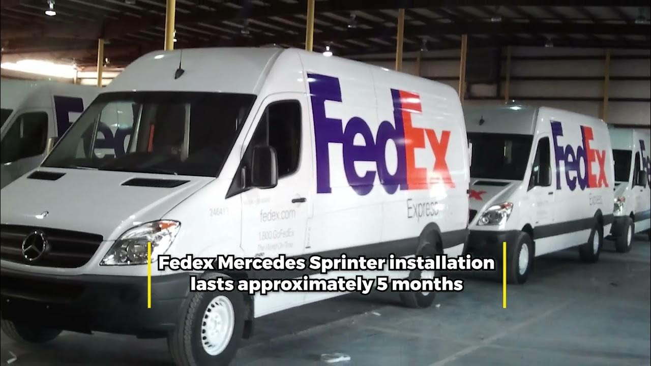 Capital Wraps Completed FedEx Fleet Wraps Installation YouTube