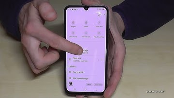 Samsung Galaxy A15: How to transfer data from internal storage to micro SD card?