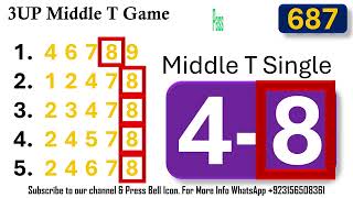 Thailand Lottery 3UP Middel T  Single Digit | First Game | Thai Lottery Magazine Update 16-7-2025