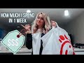 HOW MUCH MONEY I SPEND IN A WEEK | STAY AT HOME MOM OF 2 | ONE INCOME HOUSEHOLD | MILITARY FAMILY