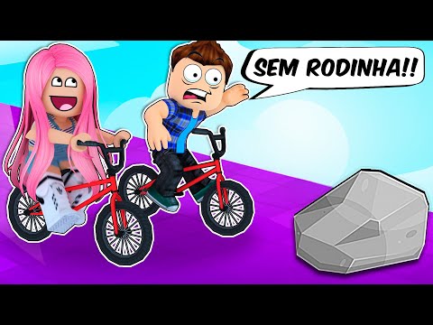 CORRIDA DE BICICLETA NO ROBLOX - Obby But You're on a Bike