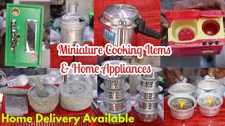 Miniature cooking items & Home Appliances // whatsapp Order Available
