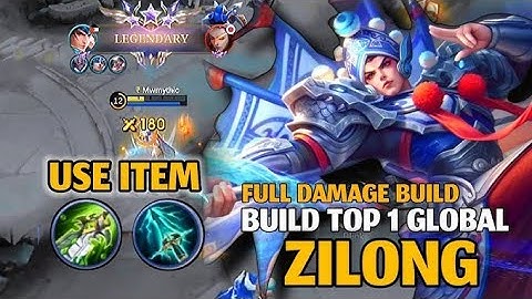 26 Kills!! Zilong Full Attack Speed Build is Broken - build top 1 global zilong || MLBB