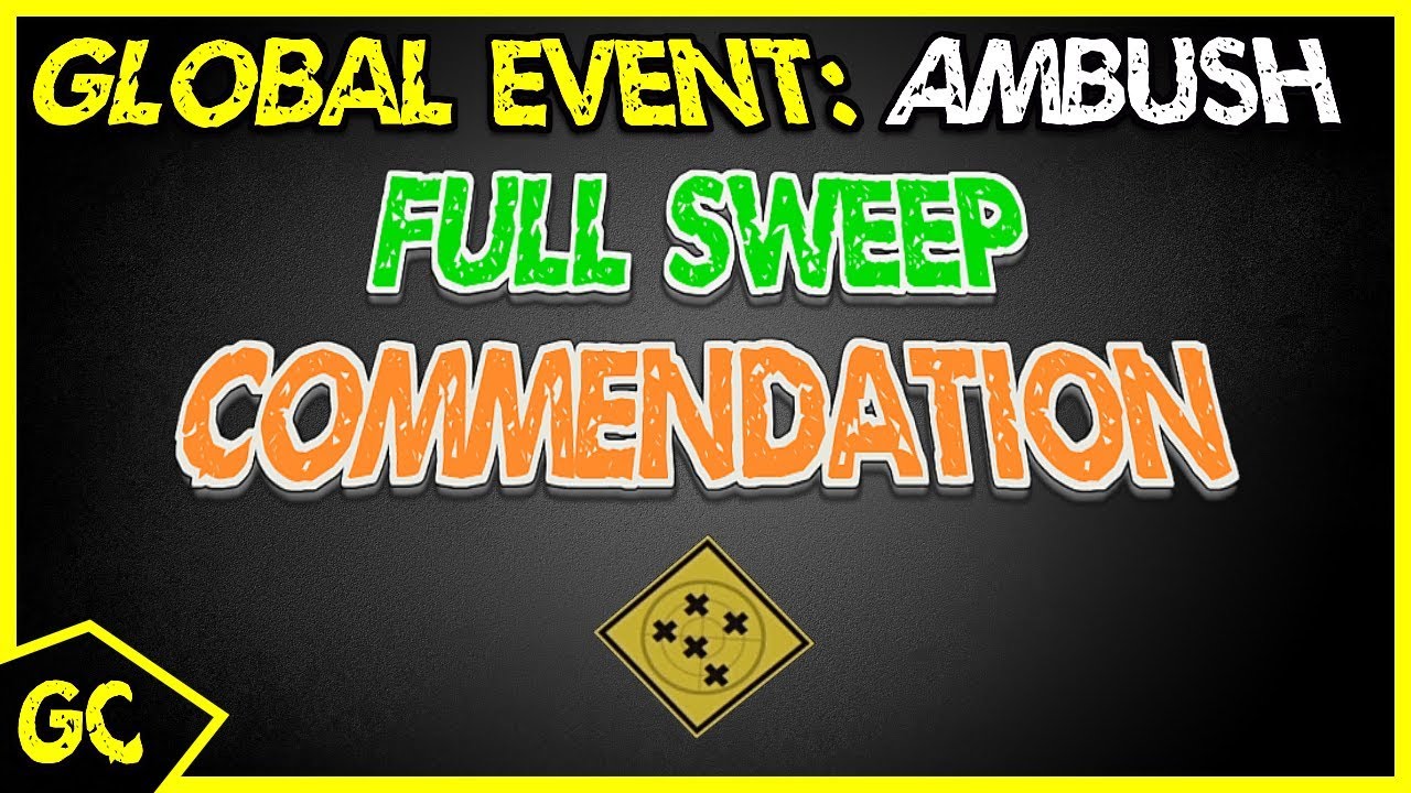 Full Sweep Commendation Guide | The Division Global Event Ambush - YouTube