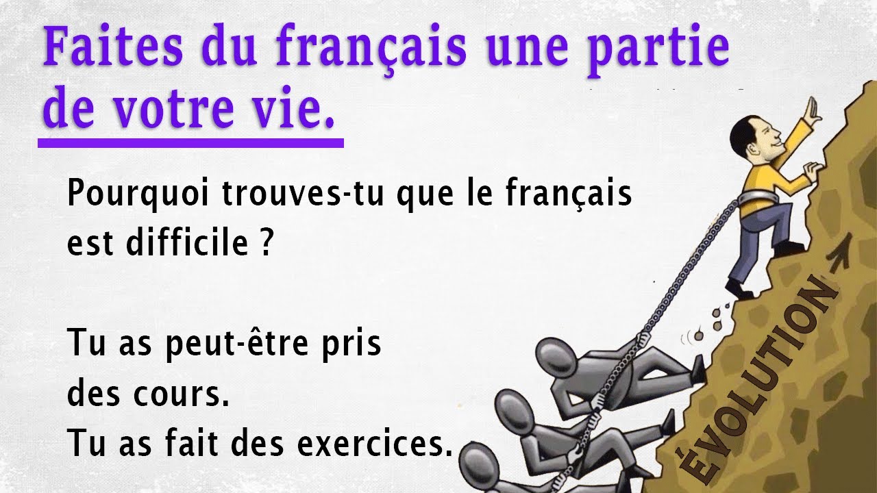 Включи французский в свою жизнь через простую историю (A1-A2)