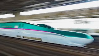320キロで目の前を通過する新幹線に大興奮！！