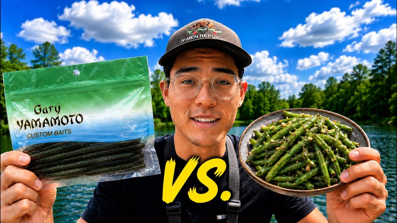 SENKOS vs. COOKED GREEN BEANS – Bass Fishing Challenge