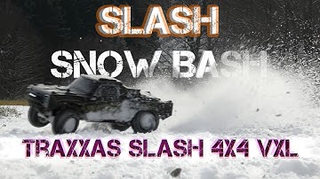 Slash Snow Bash | HEATWAVE Traxxas Slash 4x4 VXL