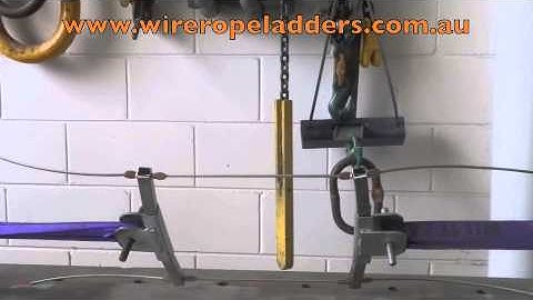 Wire Rope Ladders - Safety Load Testing