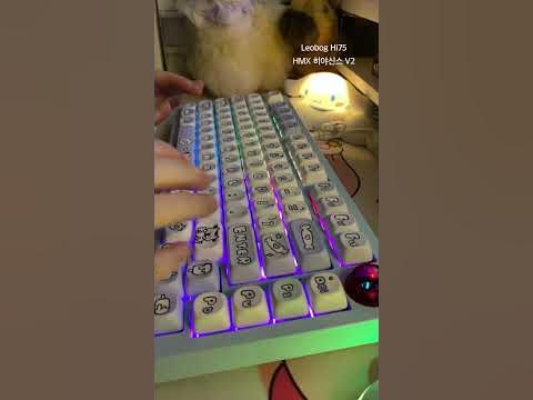 조약돌 키보드 공식 = Hi75 + 하이피치 스위치 #키보드Asmr #커스텀키보드 - Youtube