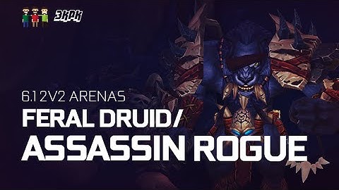 Feral Druid, Assassin Rogue - 2v2 6.1 Arenas