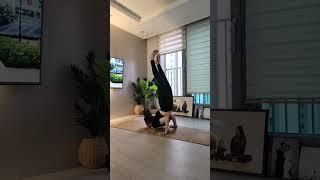 [유정쌤요가] 홈수련#깜둥이랑
