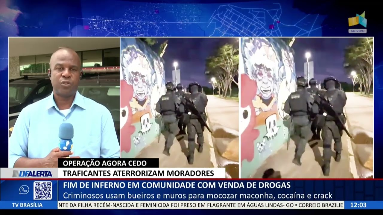 DF ALERTA - Fim de inferno em comunidade com venda de drogas