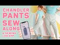 Untitled Thoughts Chandler Pants Sew Along Tutorial &amp; Sewing Lab App | AD