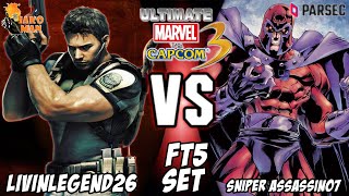 UMVC3 Parsec FT5 Set - livinlegend26 VS Sniper Assassin07