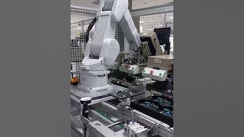 Robot 6 trục tự động  test bản mạch ( 6- axis Robot automation  test PCBA )