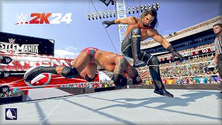Randy Orton Vs Seth Rollins - Wrestlemania 31 (Wwe 2K24) Showcase Mode | Ps5 Gameplay