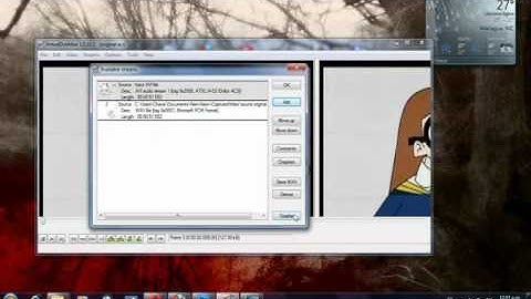 error con audio en virtual dub mod.flv
