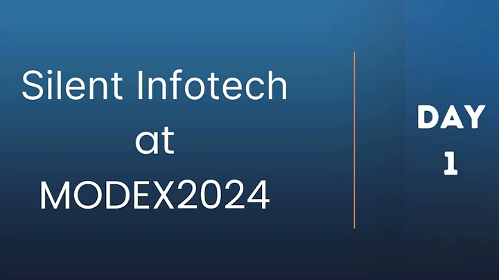 Silent Infotech at MODEX2024 | Day-1 Highlights | MODEX Expo