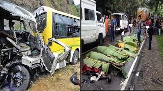 At least 19 dead, in multiple-vehicle collision in the Philippines screenshot 1