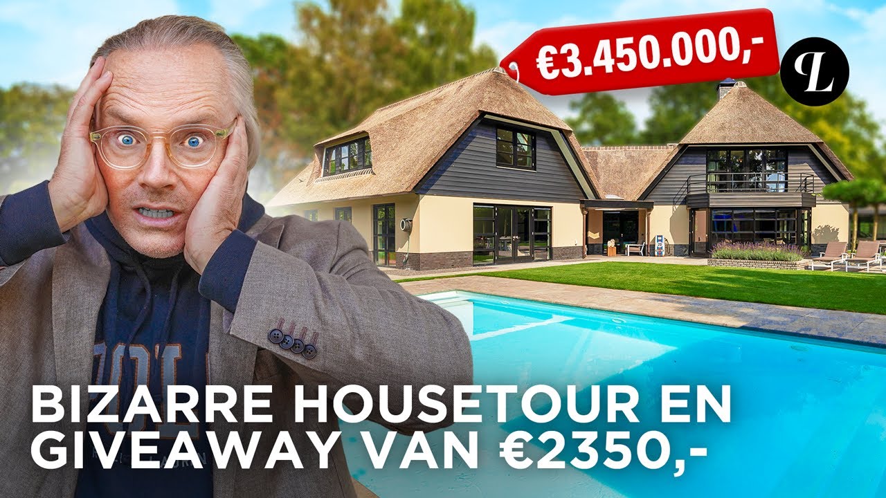VOOR €3.450.000,- KOOP JE DEZE BIZARRE VILLA