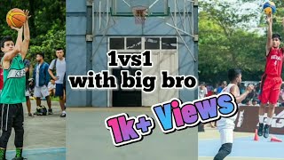 1vs1 with big bro || Aashish Thapa Magar | Nischal Maharjan | #basketball #nationalbasketballplayer