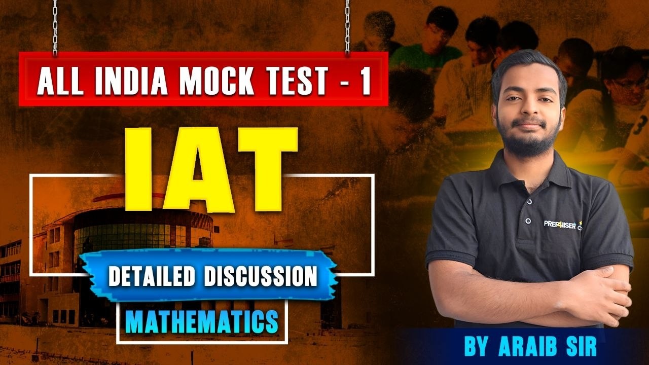IAT 2026 Maths Mock Test Solutions | Crack IAT Level Questions with ...