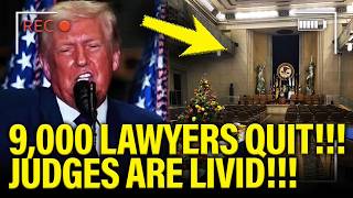 Trump PANICS as 9,000 DOJ Lawyers QUIT…JUDGES ARE FURIOUS!!!!