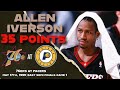 Allen Iverson 35 Points 1999 Playoffs ECSF Game 1 Philadelphia 76ers At Indiana Pacers 