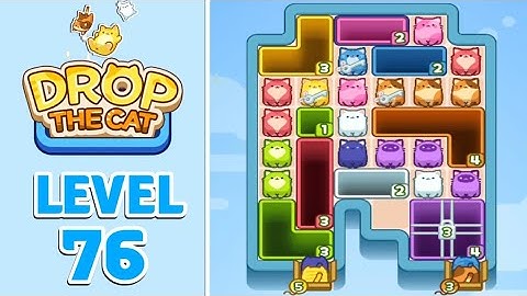 Drop The Cat Level 76 Walkthrough Solution