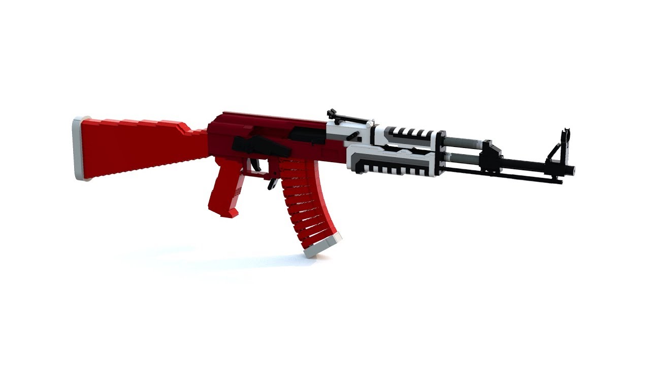 Custom Lego Gun MOC: (FAILED) Vulcan AK-47 CS:GO - YouTube
