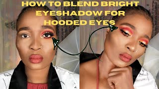 How To Blend Eyeshadow Colors for Hooded Eyes and Beginner-Friendly Makeup Tutorial