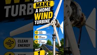 #diy#shorts #windturbine #diy #homemade #scienceproject #renewableenergy #windenergy #electricity