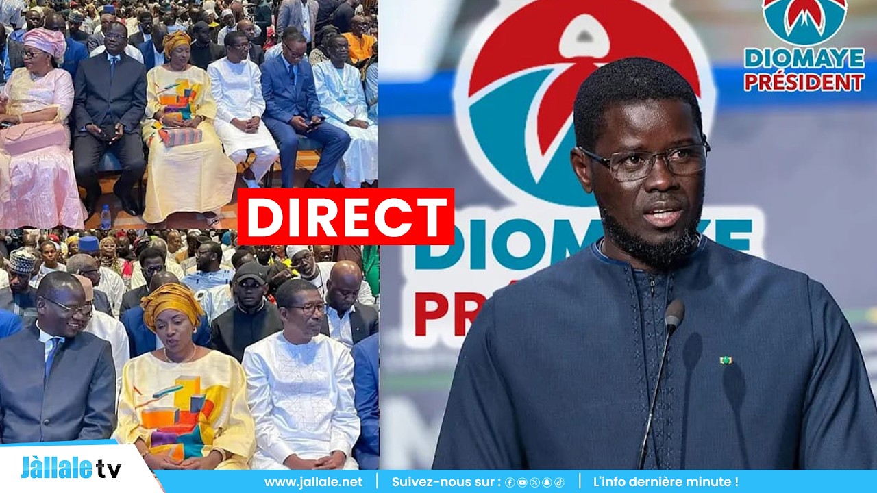 🔴 Direct • Diomaye Faye et Aminata Touré lancent la Coalition Diomaye Président