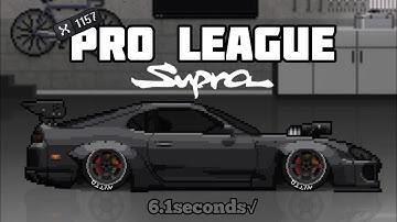 SUPRA MK4 BUILD(6.1seconds)PIXEL CAR RACER
