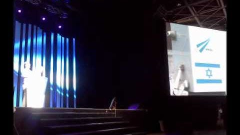 Yonatan Winetraub, SpaceIL presentation at Bezeq Expo